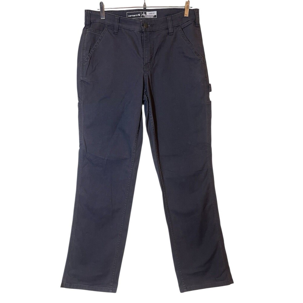 Carhartt Women's Loose Fit Straight Leg Pants - Gray - Size 12  NEVER WORN